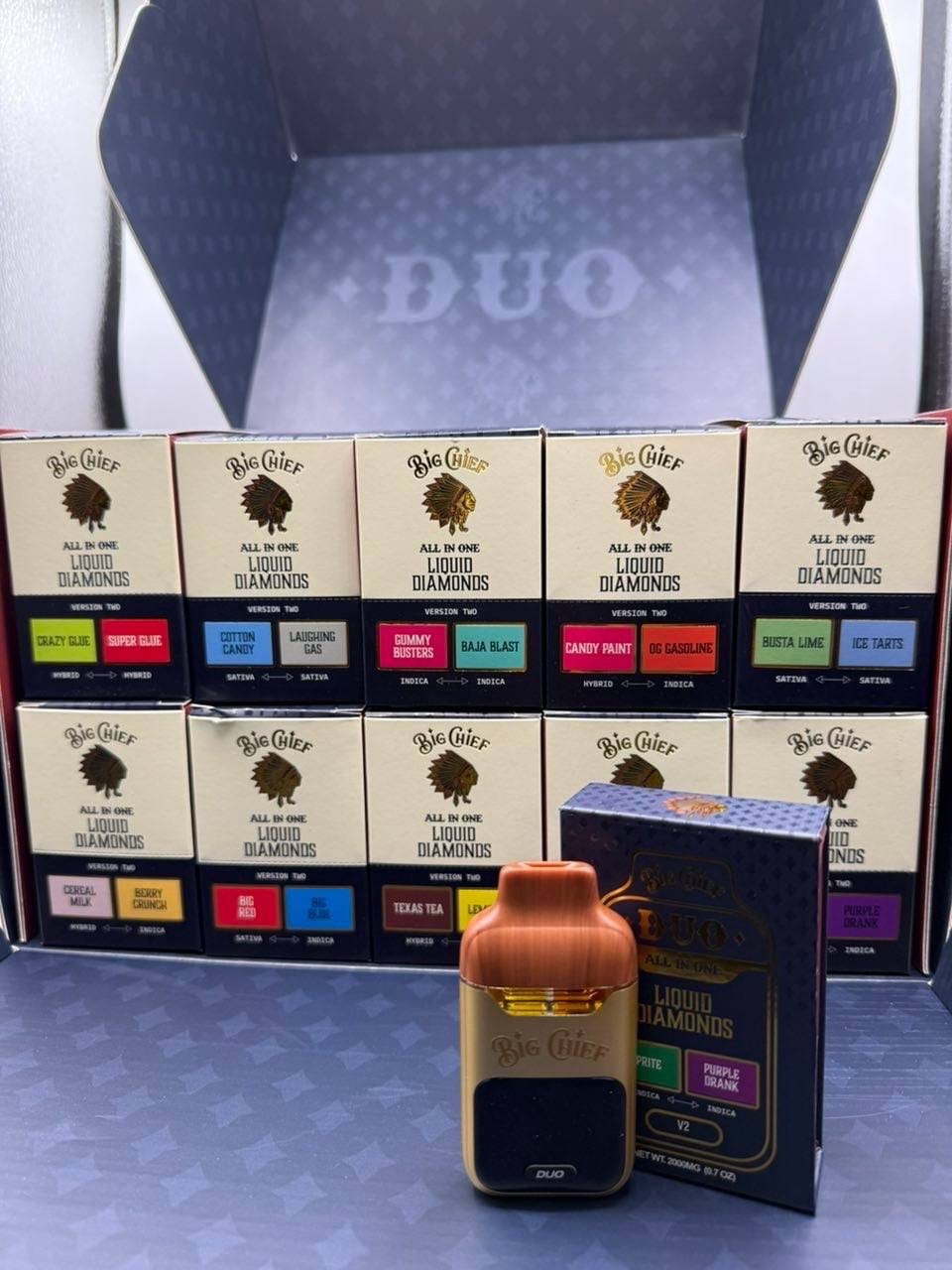 Big Chief DUO V2 - All-In-One - Liquid Diamonds (Disposable) {2G}