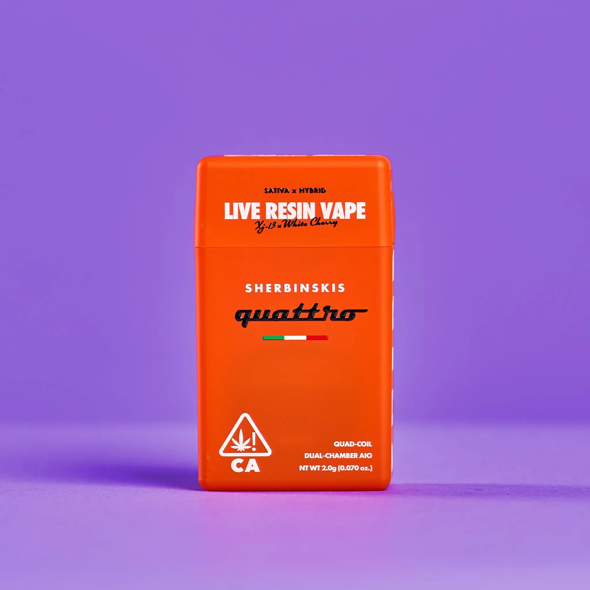 Sherbinskis Quattro - Live Resin Vape - Dual Chamber (Disposable) [2G]